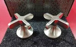 Nib Brizo Odin HX5373-BN Brushed Nickel Widespread Lavatory Low Cross Handles. Fixed Price $99.99.