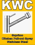 Kwc Suprimo Kitchen Faucet Pull Out Spray Stainless 10.271.033.700 New. Fixed Price $299.95.