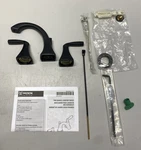 Moen Voss Double Handle Widespread Bathroom Faucet W/ Pop-up Drain Assm. T6905BL. Fixed Price $292.95.