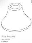 Kohler 1312057 Spray Assembly For Wall Mount Faucet 730T70-4AJR-CP Triton Bowe. Fixed Price $45.00.