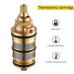 1PC Brass Replacement Thermostatic Cartridge Shower Mixer Valve Bar Repair Kit F. Fixed Price $28.05.