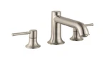 Hansgrohe Talis 2-HANDLE Deck-mount Roman Tub Faucet Brushed Nickel, No Valve. Fixed Price $75.00.