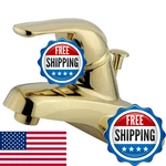Kingston Brass KB542 Chatham Center Set Bathroom Faucet With Pop-up, 3-3/4", Pol. Fixed Price $152.30.