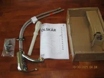 Open Box Ikea Olskar Faucet Stainless Chrome 802.190.33 Watersense Bathroom. Fixed Price $44.20.
