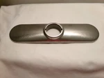 Brush Nickel Faucet Base Plate 1/2" X 10. Fixed Price $12.00.