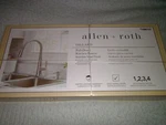 Allen+roth Stainless Dillard Deck-mount Pull-down Sprayer Kitchen Faucet Soap. Fixed Price $49.99.