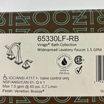 Brizo 65330LF-RP Virage 1.5 Gpm Widespread Bathroom Faucet Pop-up Drain, Venetia. Fixed Price $950.00.