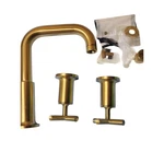 Kohler T14428-3-2MB Purist Bathtub Faucet Trim Vibrant Brushed Moderne Brass. Fixed Price $699.90.