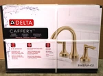 Delta 35827LF-CZ Caffery Handle Widespread Bathroom Faucet In Champagne Bronze. Fixed Price $100.00.
