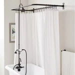Signature Hardware Gooseneck Conversion Kit With Hand Shower-style. Fixed Price $400.00.