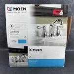Moen WS84440 Caldwell Chrome Widespread Bathroom Vanity Sink Faucet Open Box. Fixed Price $57.50.