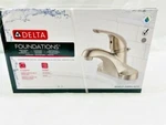 Delta Single Handle Centerset Bathroom Faucet (B510LF-SSPPU-ECO) Brushed Nickel. Fixed Price $48.88.