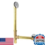Kingston Brass DTT2161 Tip-toe Bath Tub Drain And Overflow Polished Chrome. Fixed Price $113.95.