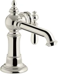 Kohler K-72762-9M-SN Artifacts Single Handle Bathroom Sink Faucet, 1.2 Gpm,. Fixed Price $720.45.