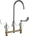 Chicago Faucets 786-GN2FCXKAB Commercial Grade High Arch Kitchen Chrome. Fixed Price $448.94.