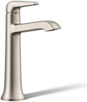Kohler K-22023-4-BN Tempered 1.2 Gpm Single Hole Vessel Bathroom Faucet*read*. Fixed Price $175.99.