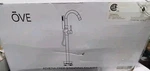 Ove Decors Athena Satin Nickel Freestanding Faucet. Fixed Price $250.25.
