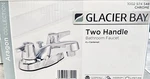 Glacier Bay Aragon 4 In. Centerset 2-HANDLE Low-arc Bathroom Faucet Chrome. Fixed Price $16.09.