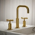 Kohler K-14406-3-2MB Purist 1.2 Gpm Faucet With Drain, Brushed Moderne Brass New. Fixed Price $599.99.