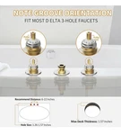 Upgrade R2707 Replacement For Faucet Roman Tub Rough-in Valve, Compatible Delta. Fixed Price $72.75.
