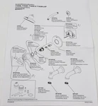 Parts Delta Bowery T14048-PN Single Function Pressure Balanced Shower Trim. Fixed Price $50.97.