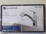 Glacier Bay 1001 813 686 Single Handle Pull-out Chrome Kitchen Faucet New Nip. Fixed Price $50.00.
