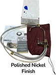Rohl G1655LMPN-2 C-spout 10'' Hot Water Faucet Italy Polished Nickel Finish Nos. Fixed Price $199.99.