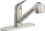 Edgebrook 1.5 Gpm Brushed Nickel Pull-out Kitchen Faucet With Escutcheon. Fixed Price $327.99.
