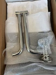 Waterworks Henry Articulating Pot Filler With Cross Handle Polished Nickel Nib. Fixed Price $1900.00.