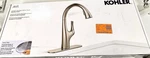 Kohler Avi Pull Out Sprayer Kitchen Faucet Lacquer Vibrant Stainless. Fixed Price $120.73.