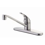 Glacier Bay Single-handle Standard Kitchen Faucet Stainless Steel. Fixed Price $26.99.