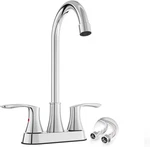 Commercial Bar Sink Faucet 4 Inch Center Deck Mount, Utility Laundry F.... Fixed Price $61.35.