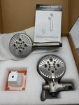 Ello&allo Brushed Nickel Shower Faucet Set Tub Spout Single Handle Combo. Fixed Price $55.99.