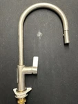 Franke Ambient Series Single Handle Satin Nickel Pulldown Kitchen Faucet FF3180. Fixed Price $225.00.