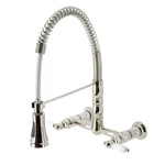 Kingston Brass GS124.PL Heritage 1.8 Gpm Wall Mounted Widespread - Nickel. Fixed Price $649.97.