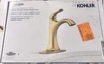 Kohler Sundae Single Handle Faucet Vibrant Brushed Moderne Brass New. Fixed Price $53.16.