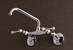 Kingston KS373SN Two-handle Wall Mount Multi Faucet Solid Brass Polished Chrome. Fixed Price $93.55.