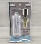 New Glacier Bay 36674 Metal Soap Dispenser Satin Nickel, Straight Nozzle Sink. Fixed Price $19.99.