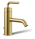 Kohler K-14402-4A-2MB Purist Single-handle Bathroom Sink Faucet Open Box. Fixed Price $300.00.