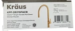 Kraus Oletto High-arc Pull-down Sprayer Champagne Bronze Kitchen Faucet. Fixed Price $234.78.