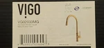 Vigo VG02033MG Bristol Pull-down Sprayer Kitchen Faucet In Matte Brushed Gold. Fixed Price $98.99.