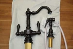 Whitehaus Vintage Iii Oil Rubbed Bronze Lever Handle Bar Prep Faucet Side Spray. Fixed Price $199.95.