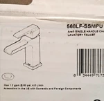 Delta 568LF-SSMPU Ara Single Handle Channel Bathroom Faucet Stainless. Fixed Price $399.99.