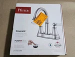 Pfister LF-048-COPC Bathroom Sink Faucet White/chrome. Fixed Price $38.05.