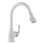 Glacier Bay White Kitchen Faucet 1-HANDLE Pull-down Drip-free 2-SPRAYER Mode New. Fixed Price $99.98.