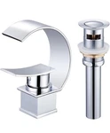 Mondawe Faucet For Bathroom Sink, Waterfall Single Handle Vanity. Fixed Price $39.99.