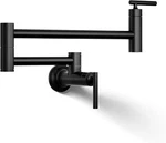 Kohler K-35745-BL Contemporary Wall Mount Pot Filler Kitchen Faucet Matte Black. Fixed Price $399.00.