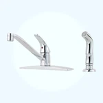 Pfister Series 1-HANDLE Kitchen Faucet With Side Spray, Job Pack (J134-444C). Fixed Price $55.99.