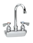 Krowne 14-400L 3.5" Gooseneck Spout Faucet 4" Center Wall Mount Low Lead. Fixed Price $72.00.