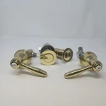 Kohler Antique Polished Brass Bathroom Widespread Faucet Handles & Drain Parts. Fixed Price $100.00.
